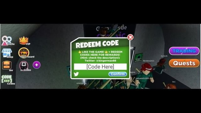 Squid game codes